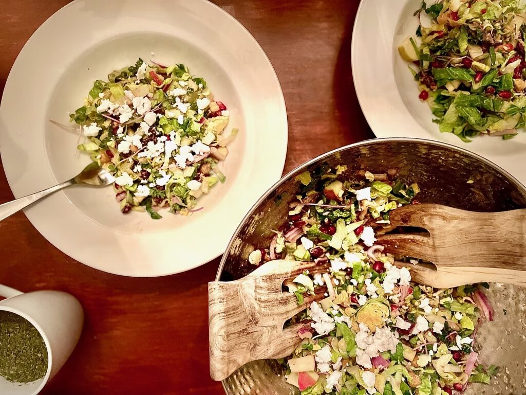 Beans and Brussel Sprout Salad-Fork’s End